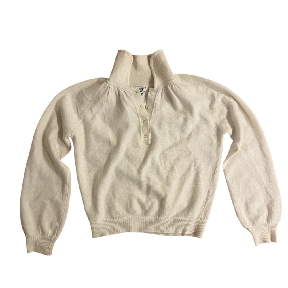 Women's Vintage Wool Ivory Sweater